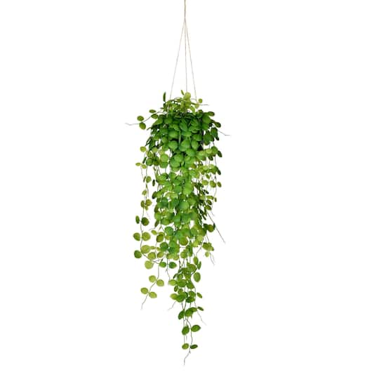 2.5Ft Green Mini Leaf Ivy in Hanging Pot By Vickerman | 2.5 ft | Michaels®